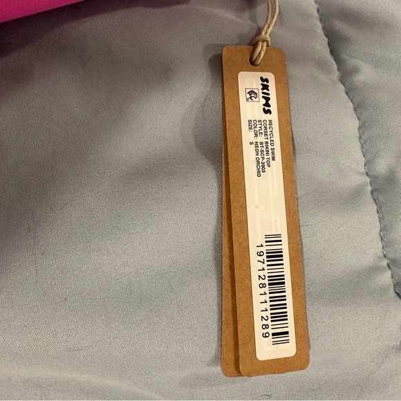 Skims signature swim corset bikini top neon orchid small - Picture 5 of 5